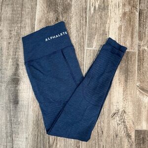 Alphalete Navy Performance Leggings